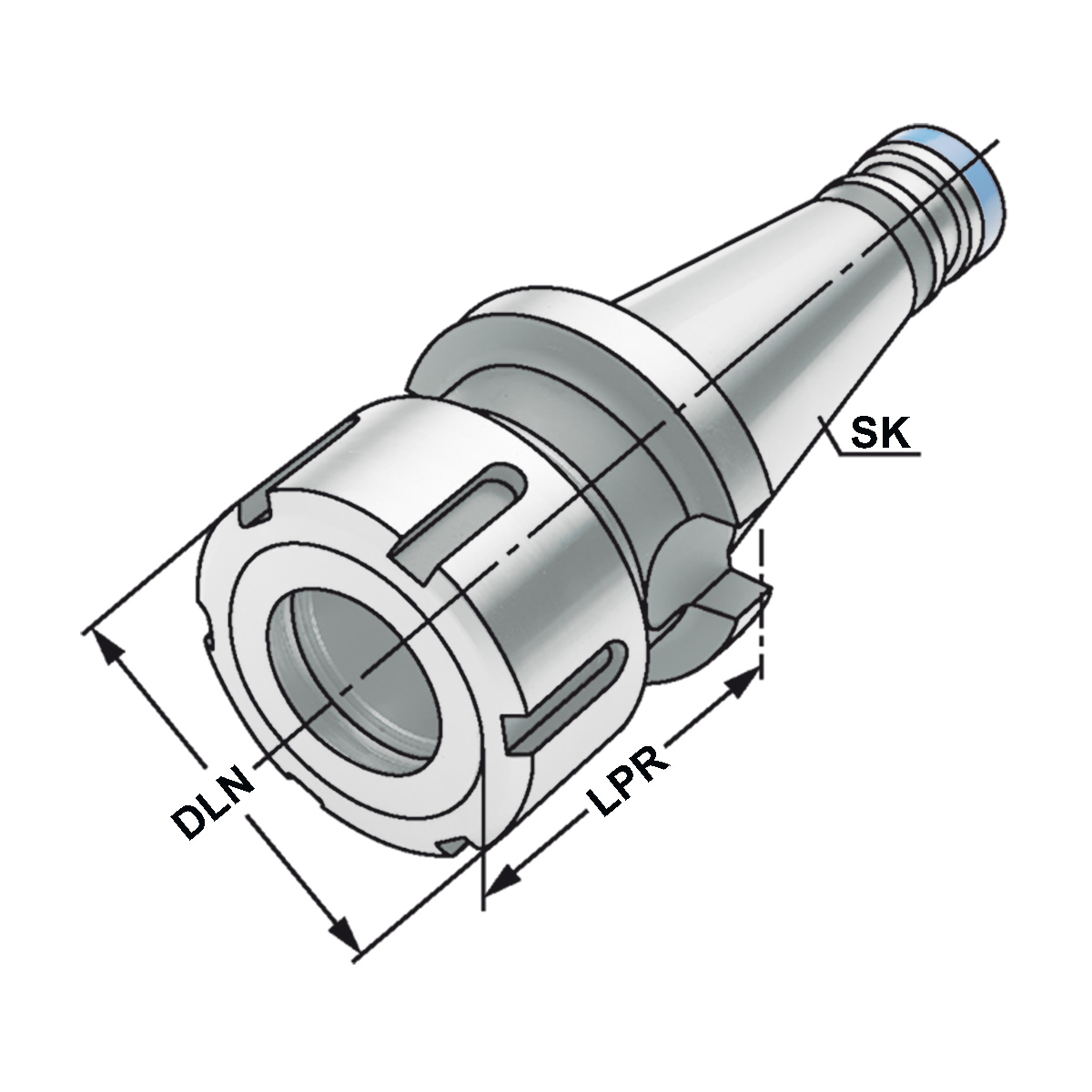 Spannfutter SK 30-2/16-50 OZ16 DIN 2080