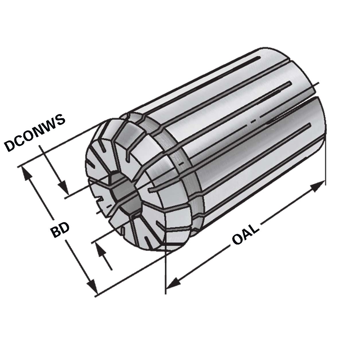 Spannzangen OZ16 | 415E | Ø 4 - 3,5 DIN 6388 B (ISO 10897 B)