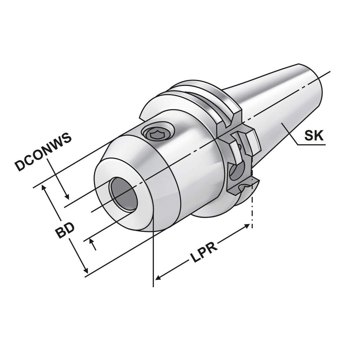 Fräseraufnahme SK 40-06-50