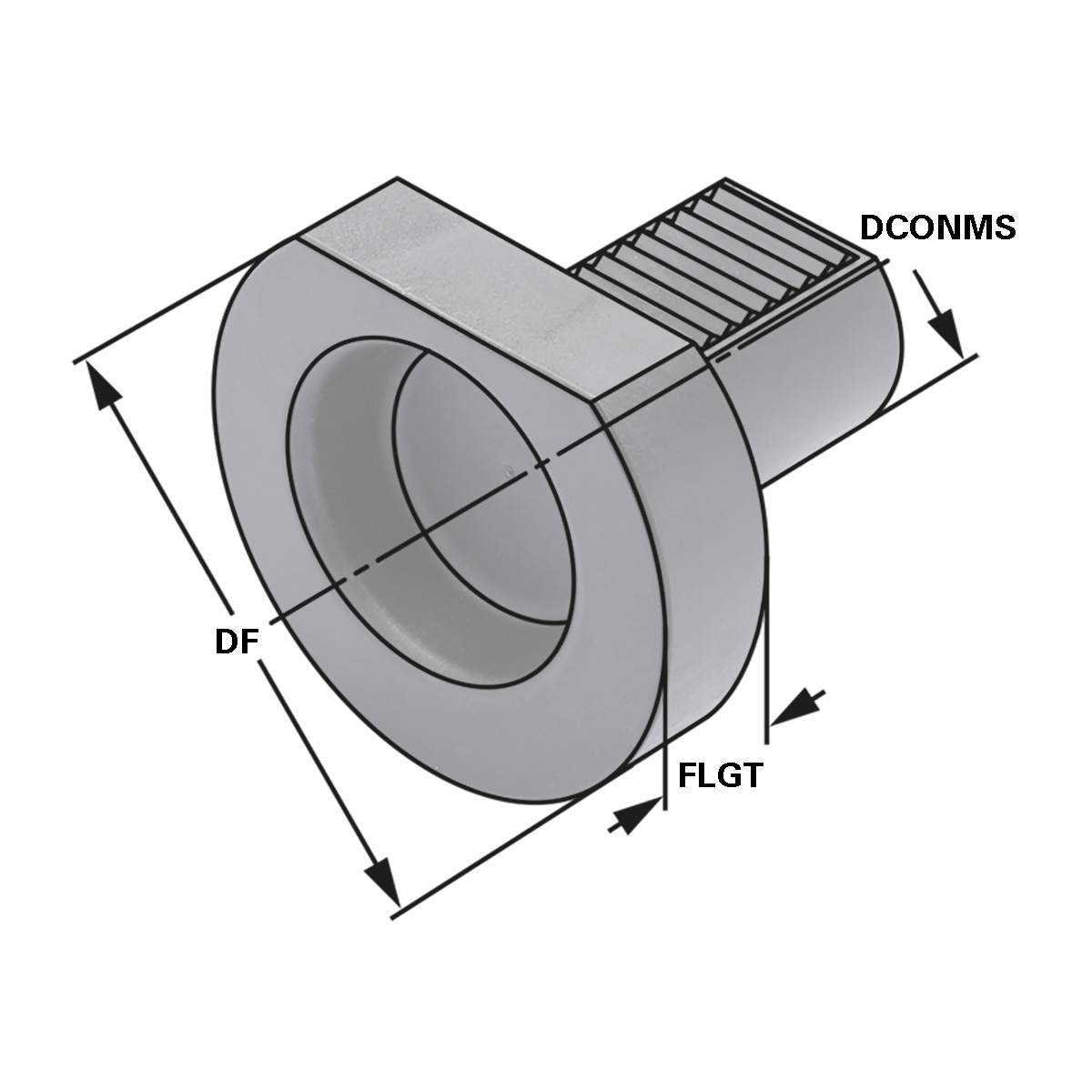 Schutzstopfen aus Kunststoff Z2-30-16 DIN 69880 (ISO 10889)