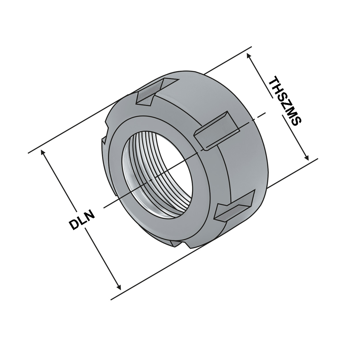 Spannmuttern ER25 | 2-16 | gewuchtet DIN 6499 (ISO 15488)