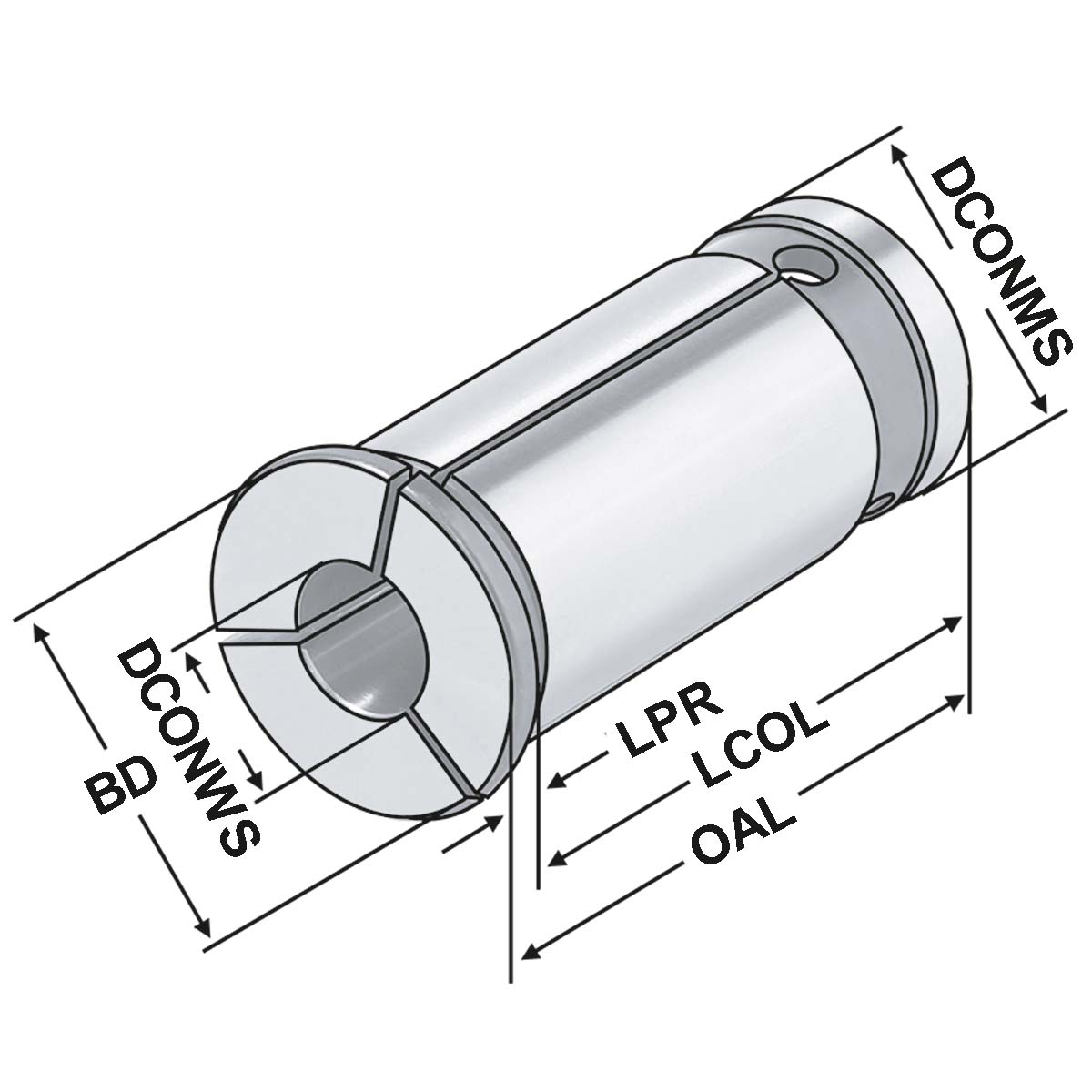 Reduzierung für Hochleistungs-Kraftspannfutter D=32 | d=20