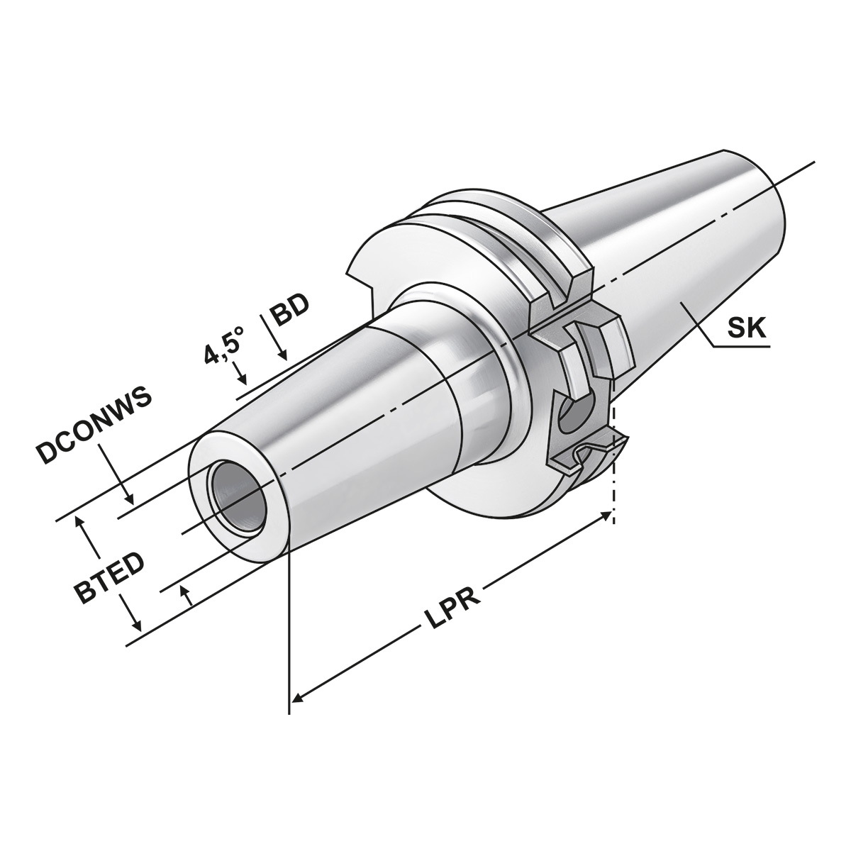 Schrumpffutter SK 40-10-80