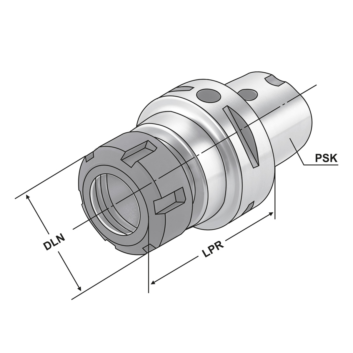 Spannfutter PSK 40-2/16-52 ER25 ISO 26623