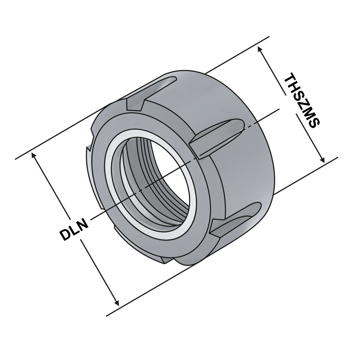 Spannmuttern ER32 | 2-20 | gleitgelagert DIN 6499 (ISO 15488)