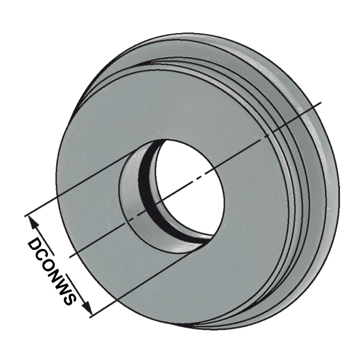 Dichtscheibe | ER25 | Ø 12,5 DIN 6499 (ISO 15488)