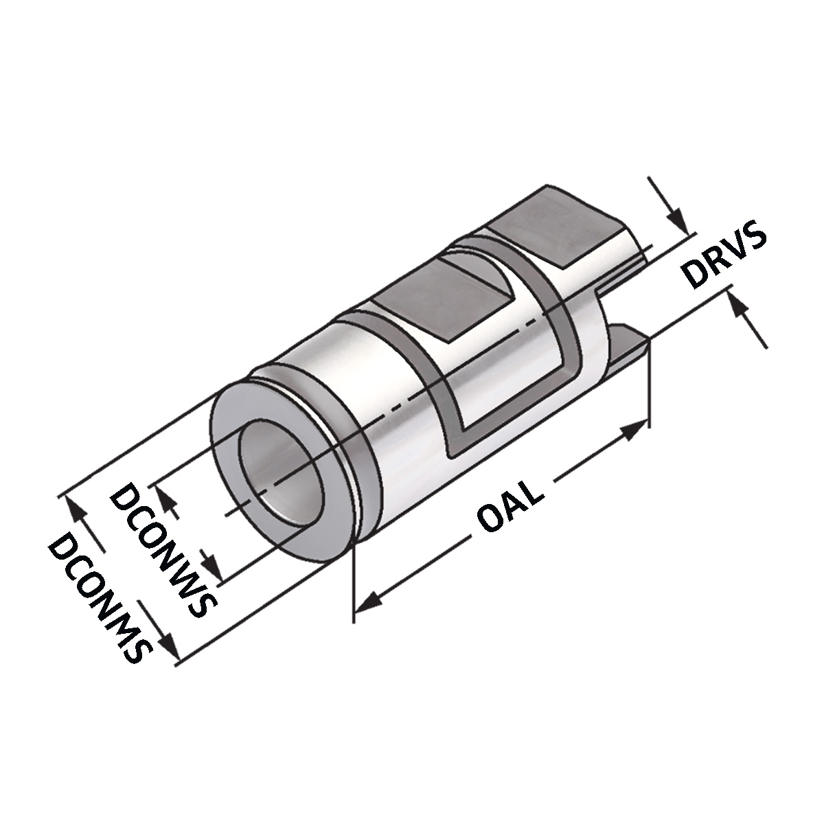 Gewindebohrer-Spannhülsen D=20 | 12 x 9