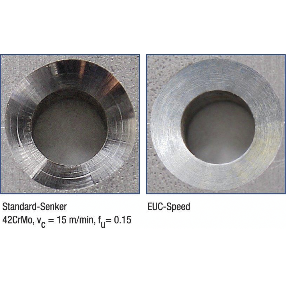 Kegelsenker HSS 60° 6,3mm EUC-Speed mit Zylinderschaft