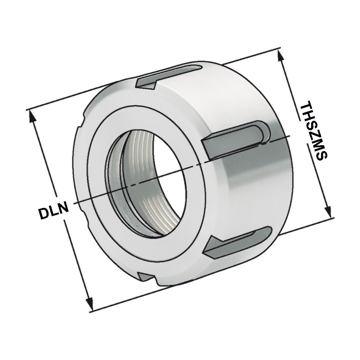 Spannmuttern OZ32 | 3-32 | kugelgelagert DIN 6388 (ISO 10897)