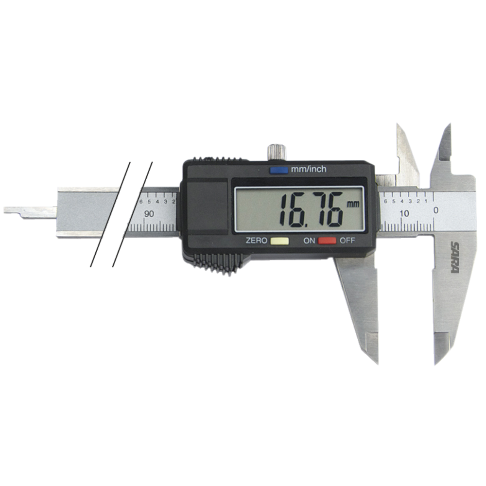 "Messschieber digital 150mm (0,01mm/0,0005"") für Linkshänder"