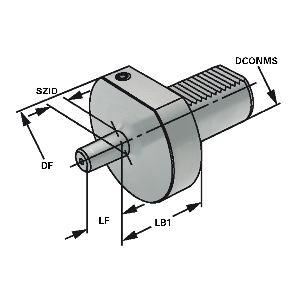 Bohrfutteraufnahmen 40xB16 DIN 238 DIN 69880 (ISO 10889)