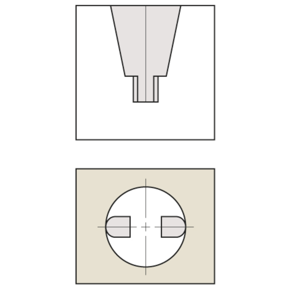 Werkstatt-Messschieber 300mm (0,02mm) ohne Messerspitzen, mit Feineinstellung