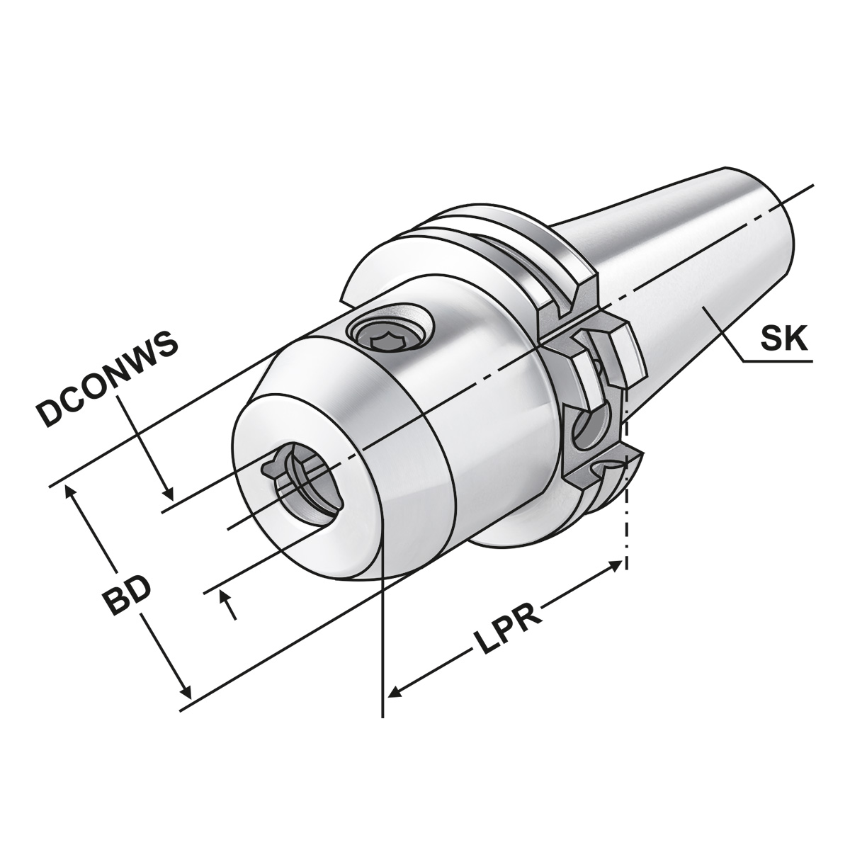 Fräseraufnahme SK 40-10-50