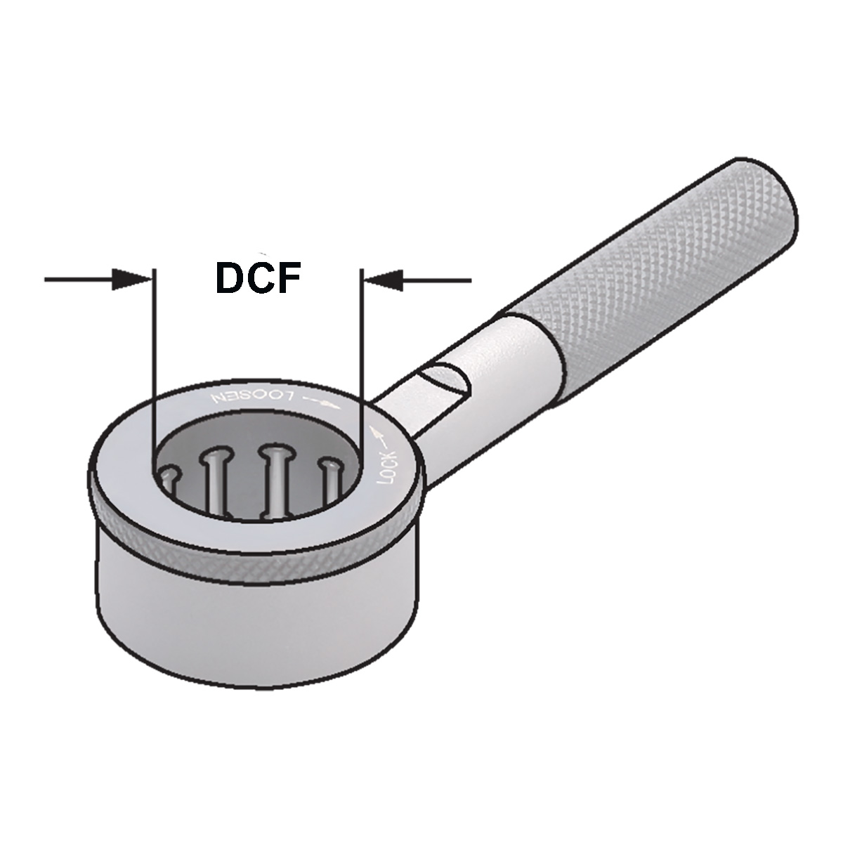 Rollenschlüssel für Spannmuttern KPS10 System KPS