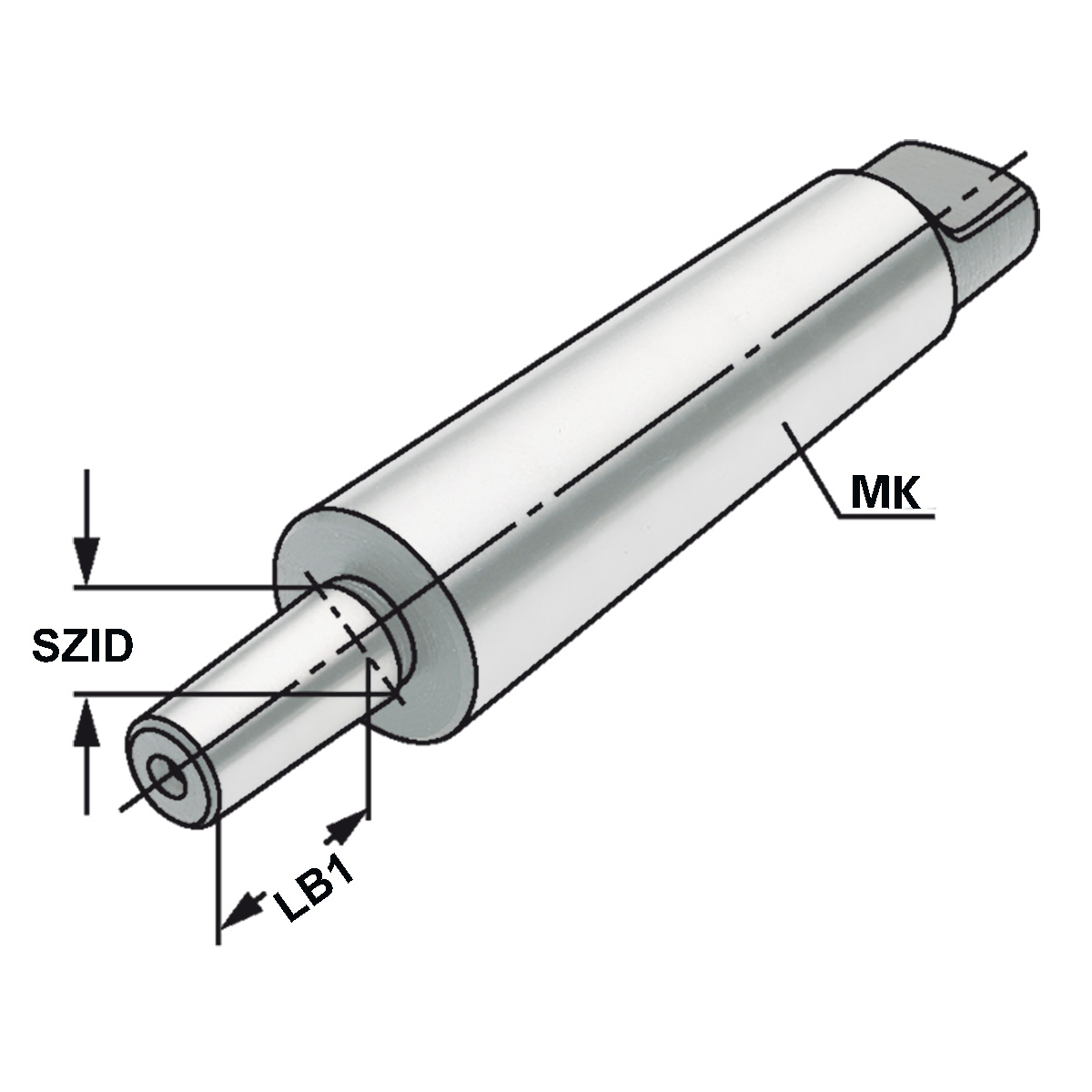 Bohrfutteraufnahmen MK 2 - B12 DIN 228-1B