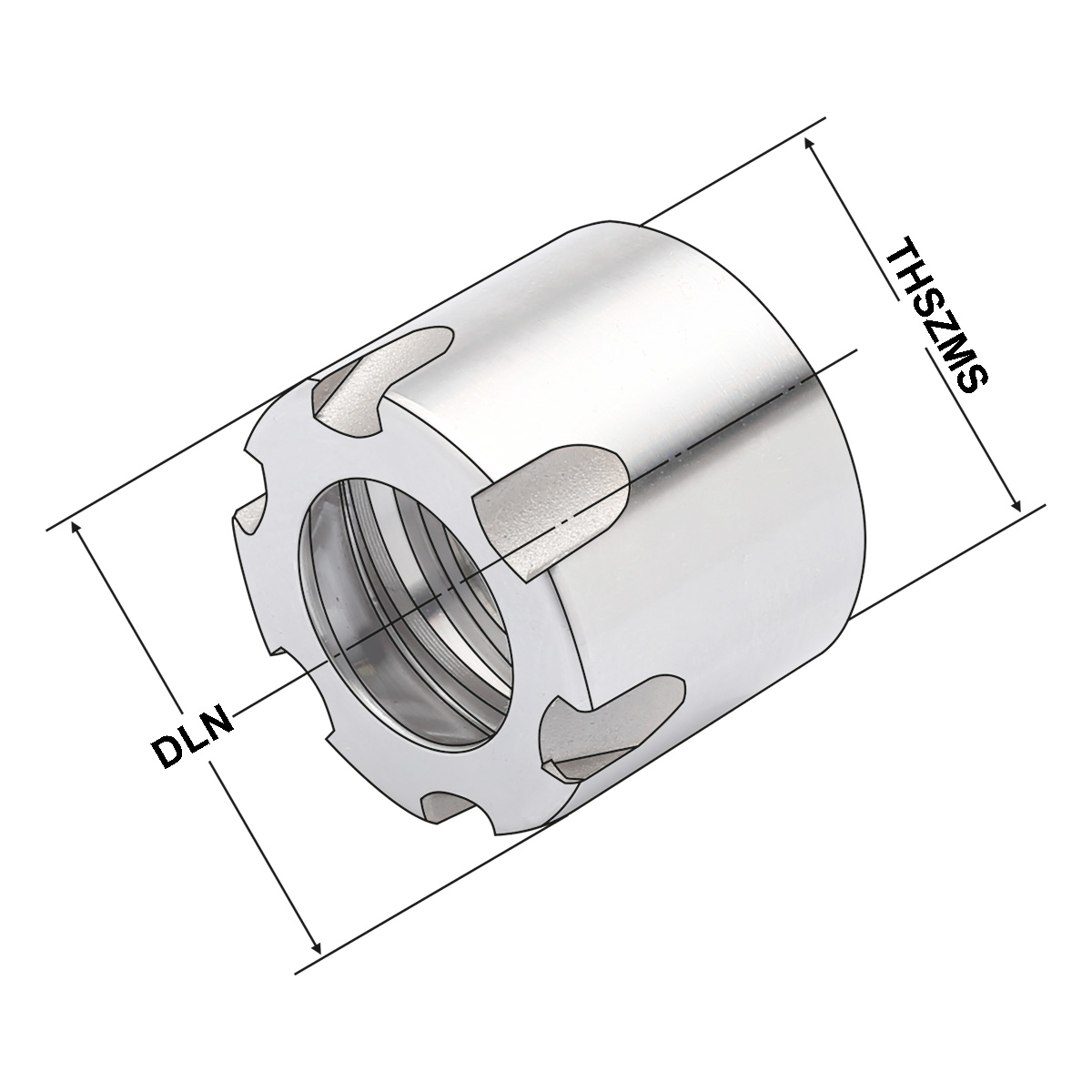 Spannmuttern ER 8 | 1-5 | Mini DIN 6499 (ISO 15488)